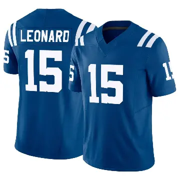＃15 Youth Riley Leonard Royal Limited Indianapolis Colts Vapor F.U.S.E. Jersey