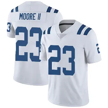＃23 Men's Kenny Moore II White Limited Indianapolis Colts Vapor Untouchable Jersey