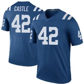 ＃42 Men's Anderson Castle Royal Legend Indianapolis Colts Color Rush Jersey