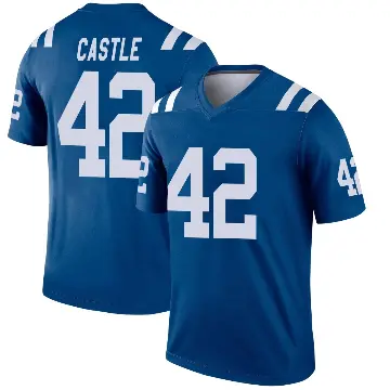 ＃42 Men's Anderson Castle Royal Legend Indianapolis Colts Jersey