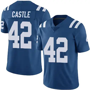 ＃42 Men's Anderson Castle Royal Limited Indianapolis Colts Team Color Vapor Untouchable Jersey