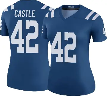 ＃42 Women's Anderson Castle Royal Legend Indianapolis Colts Color Rush Jersey