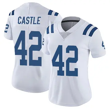 ＃42 Women's Anderson Castle White Limited Indianapolis Colts Vapor Untouchable Jersey