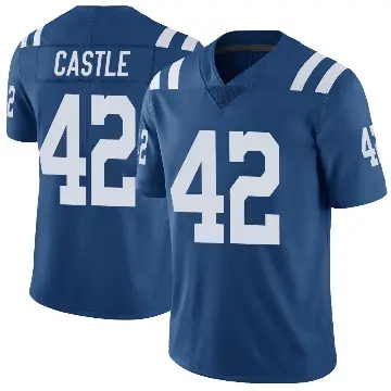 ＃42 Youth Anderson Castle Royal Limited Indianapolis Colts Color Rush Vapor Untouchable Jersey