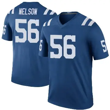 ＃56 Youth Quenton Nelson Royal Legend Indianapolis Colts Color Rush Jersey