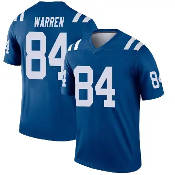 ＃84 Men's Tyler Warren Royal Legend Indianapolis Colts Jersey