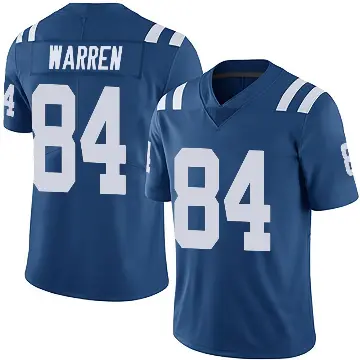 ＃84 Men's Tyler Warren Royal Limited Indianapolis Colts Team Color Vapor Untouchable Jersey