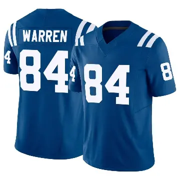 ＃84 Men's Tyler Warren Royal Limited Indianapolis Colts Vapor F.U.S.E. Jersey