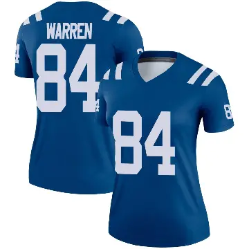 ＃84 Women's Tyler Warren Royal Legend Indianapolis Colts Jersey