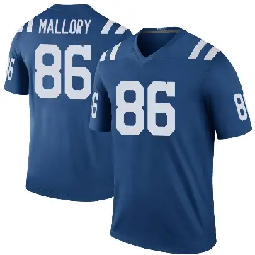 ＃86 Men's Will Mallory Royal Legend Indianapolis Colts Color Rush Jersey