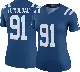 ＃91 Women's Jaylahn Tuimoloau Royal Legend Indianapolis Colts Color Rush Jersey