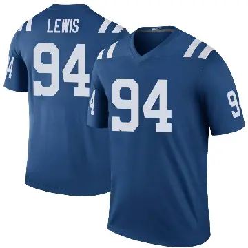 ＃94 Men's Tyquan Lewis Royal Legend Indianapolis Colts Color Rush Jersey
