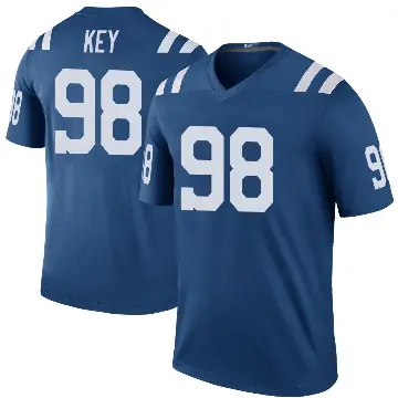 ＃98 Youth Arden Key Royal Legend Indianapolis Colts Color Rush Jersey