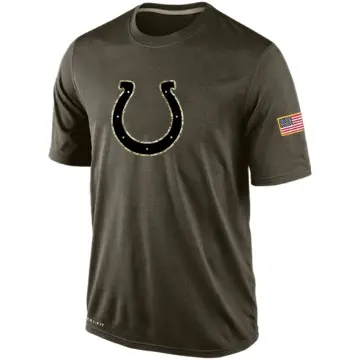 Men's Olive Indianapolis Colts Salute To Service KO Performance Dri-FIT T-Shirt